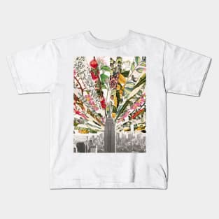 Vintage Blooming New York Kids T-Shirt